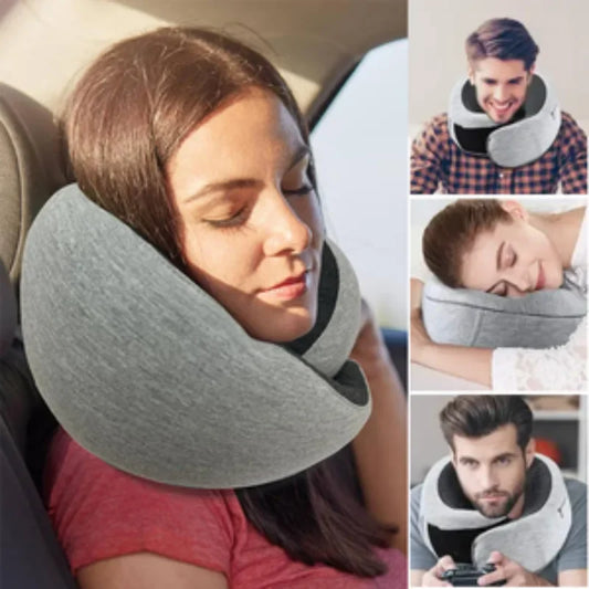 "LIFE DESIRE" Travel Neck Pillow Cushion Durable U-Shaped Non-Deformed Airplane Pillow